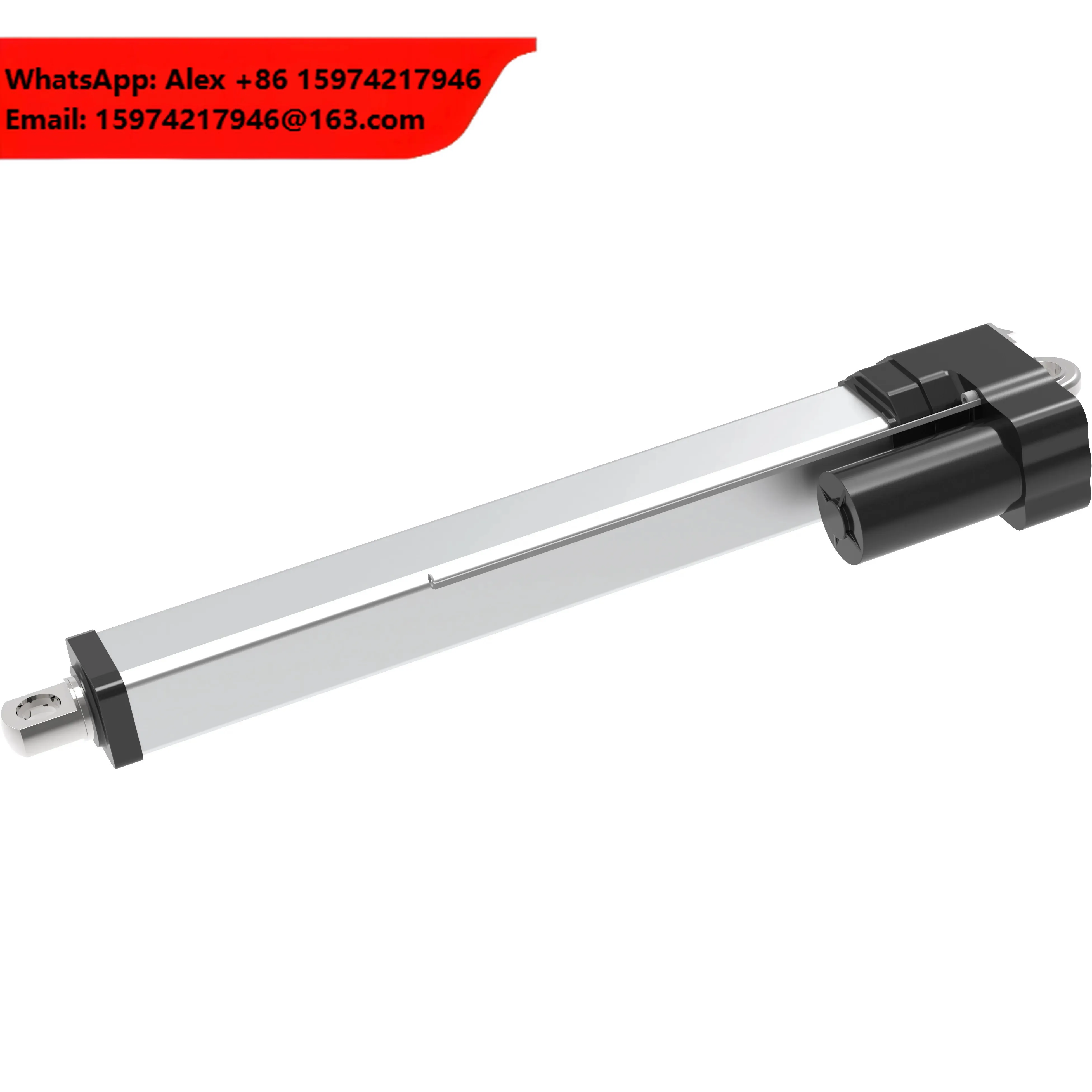Customized 24V DC Motor Linear Actuator IP66 Waterproof 200-1200mm Solar Tracking Brush Commutation Heavy Duty Electric Push Rod