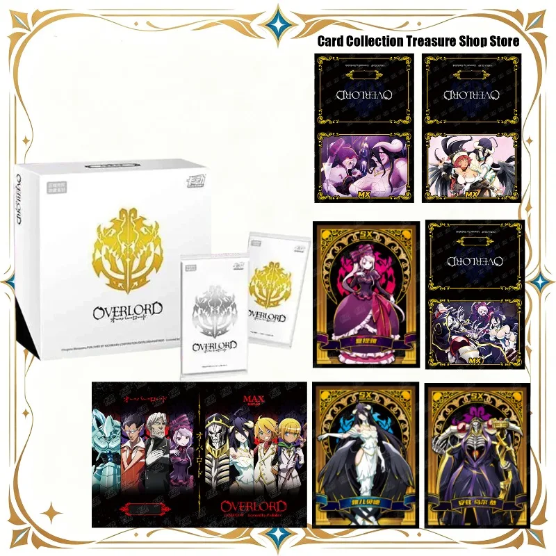 overlord-premium-collector's-edition-trading-cards-wave-1-ainz-albedo-shalltear-cartes-a-collectionner-d'anime-pour-les-fans-du-bone-king-cadeau