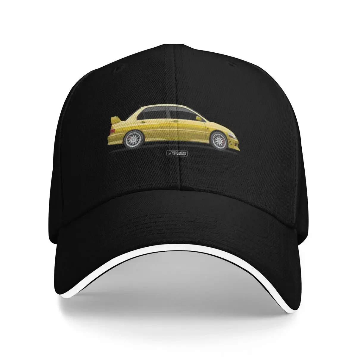 Lancer Evolution VII CT9A Yellow Baseball Cap Military Cap Man hard hat Golf Wear fishing hat Women Men's