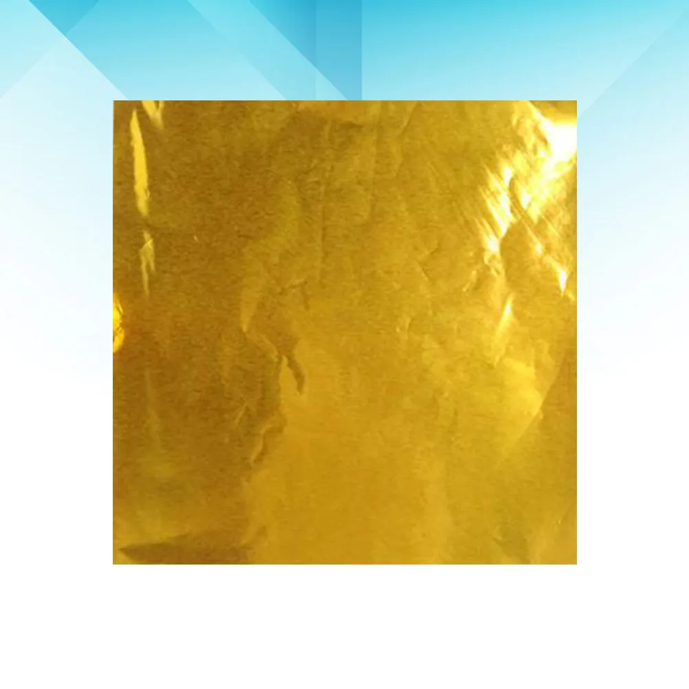 200pcs Foil Candy Wrappers Golden Aluminium Paper Gift Packaging Practical Durability Christmas Wedding Party Favors Baking view 6