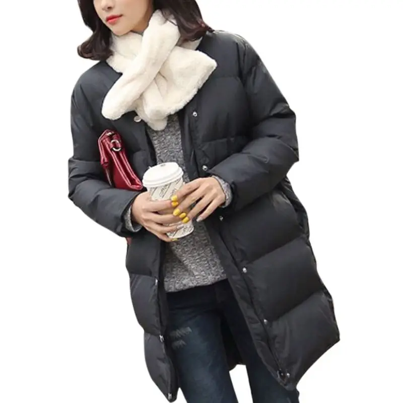 Winter Thick Faux Fur Warm Scarf Furry Pull Through Neck Warmer Plush Collar Cross Around Loophole Wrap Neckerchief