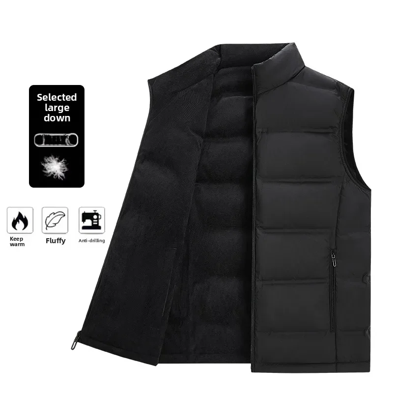 

Couple Down Vest for Winter Fashionable Trendy Lightweight Breathable Warm Vest New Sports Leisure Windproof Breathable