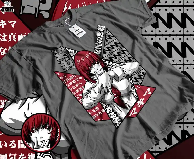 Anime Horror Fantasy Unisex T-shirt - Japanse Manga-stijl, Modern bovennatuurlijk ontwerp, Otaku-kleding, Dark Japan Vibes, Anime-I