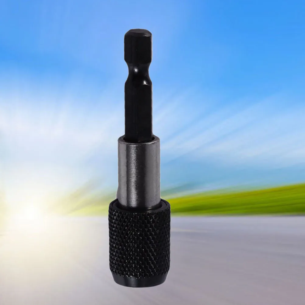 

1pcs 60Mm 1/4 Inch Magnetic Bit Holder For Screwdriver Adjustable Extension Rod Strong Magnetism Fit Drill Driver Bits Black Pcs