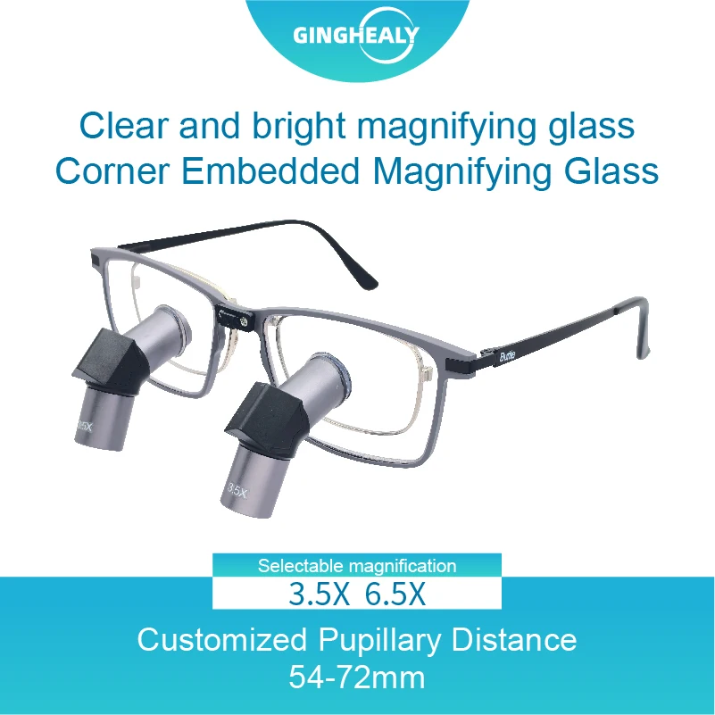 3.5X 6.5X ERGO TTL prism Surgery Medical Magnifying Glassadjustable An operating posture that doesn't require looking down