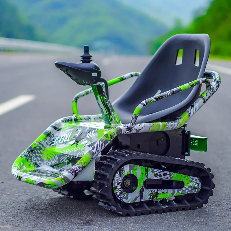 Elektryczny gąsienicowy mały czołg ATV Quad Wheel Off Road Kart Rozrywka Zabawka dla dzieci Kwadratowe taksówki