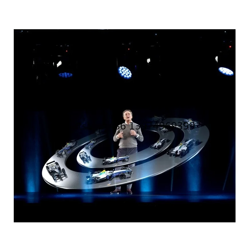 Large Size Pepper Ghost Holographic Projection Screen High Visibility Hologram Display System