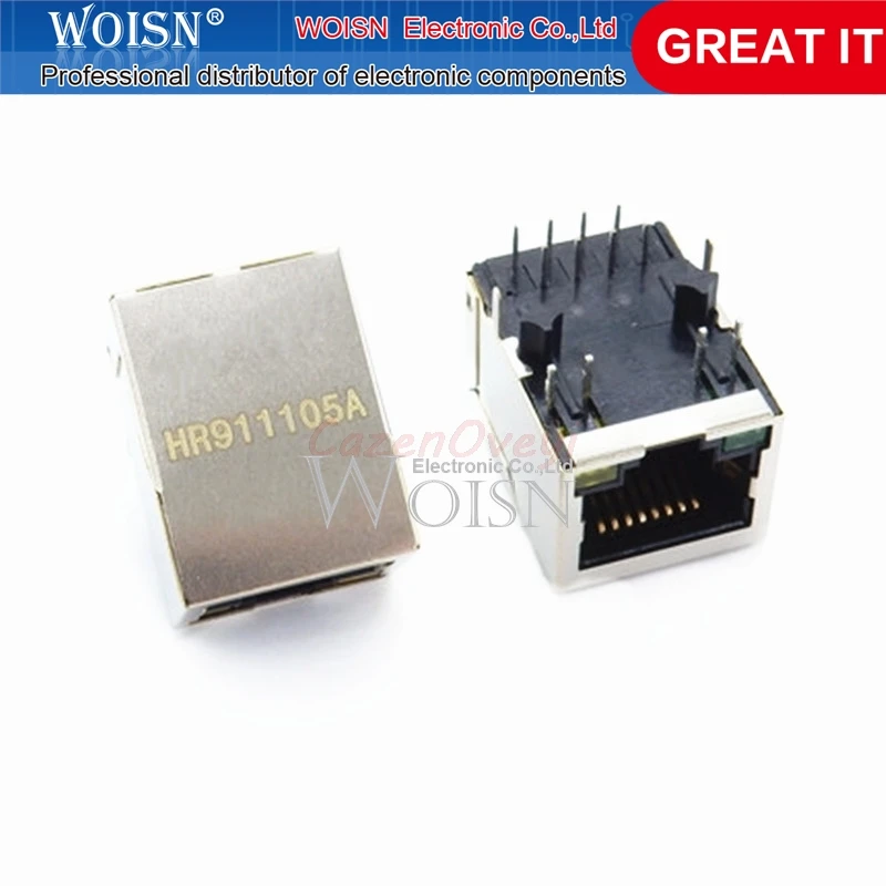 HY911105A HR911105A RJ45 network Transformer with light network filter