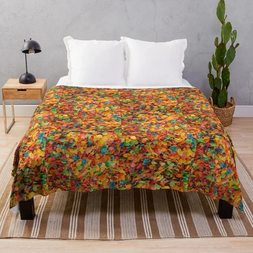 

Fruity Pebbles is I Throw Blanket Easy Care Comfortable Blanket for Couch