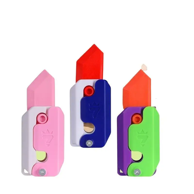 Mini Fidget Ejection Toy Durable ABS Gravity Stress Relief Hand Toy for Adult Teens School Classroom Relaxation
