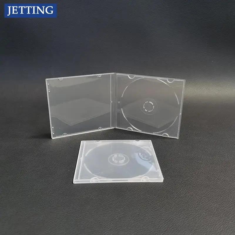 New 1PC 8CM ReadStar Transparent PP Ultrathin Standard DVD Case 3Inch CD Package Portable CD Storage Box