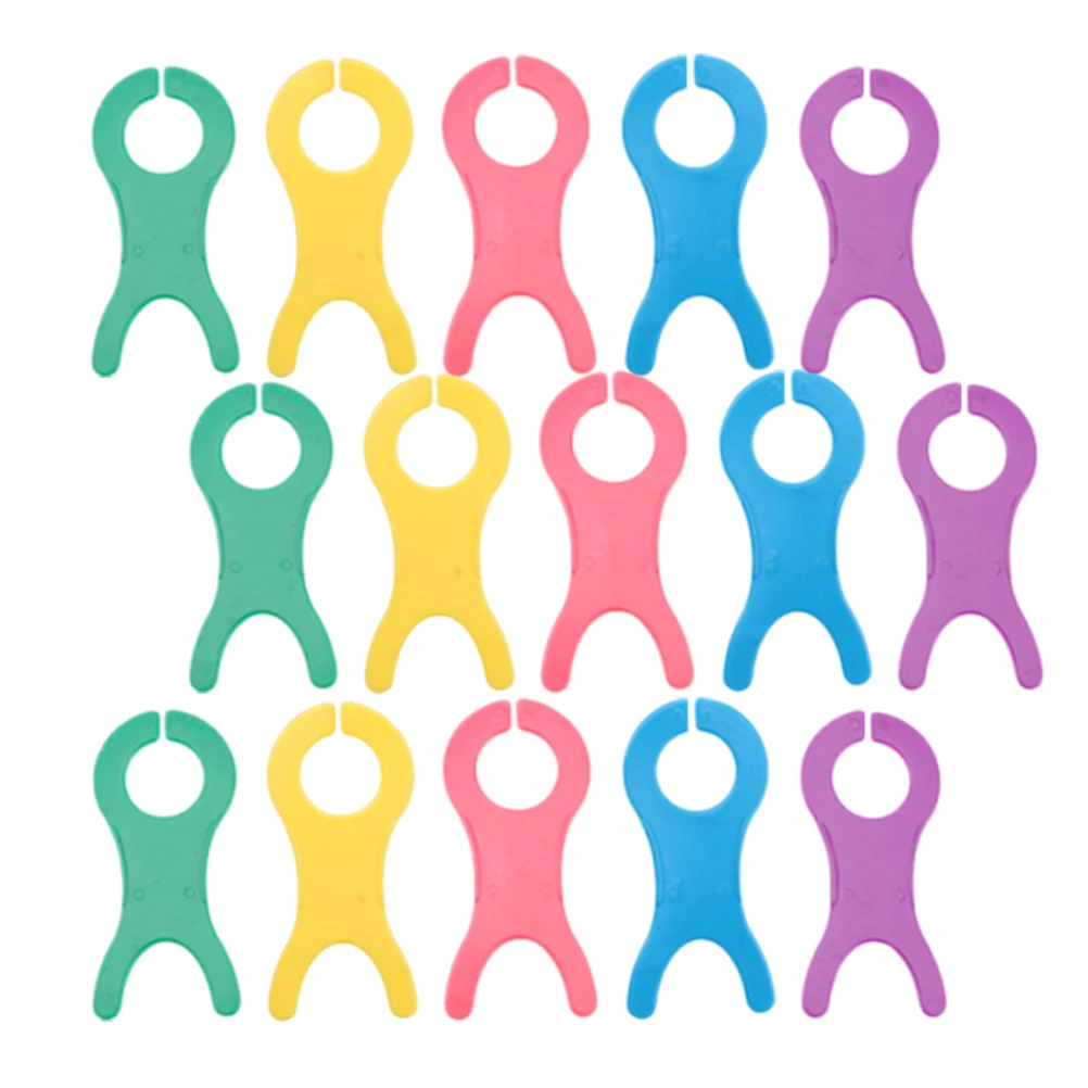 25Pcs Fish Yarn Bobbins Colorful Thread Holder for DIY Knitting Crochet Thread Organizer Lightweight Portable Tool