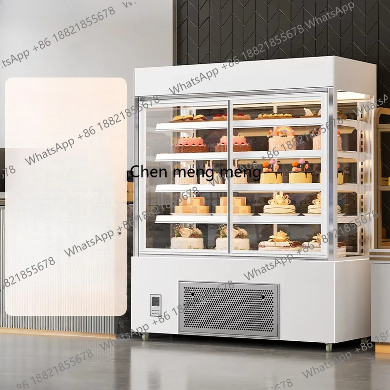 Vertical cake display cabinet Commercial air-cooled refrigerator Baking special bread West pastry dessert refrigerator
