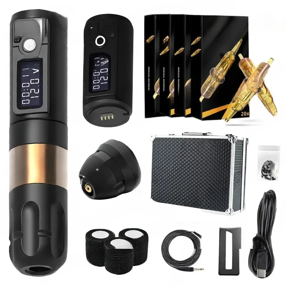 

Wireless Machine Pen Kit Coreless Motor with 2400mAh Battery