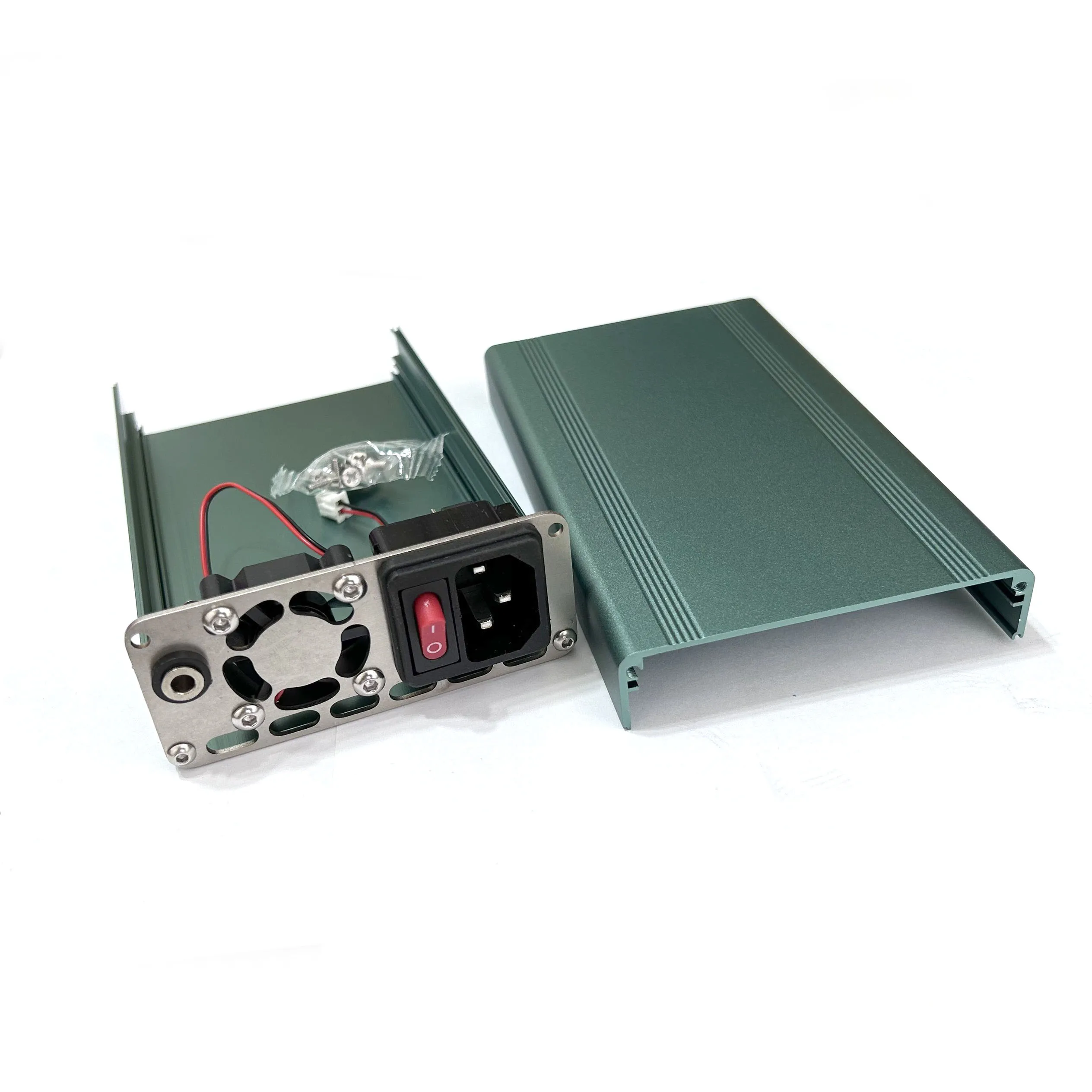 38x88x150mm Aluminum Case 8838 Soldering Iron With DC 24V Fan For T12 C210 C245 Soldering Station DIY Electronic Instrument Proj