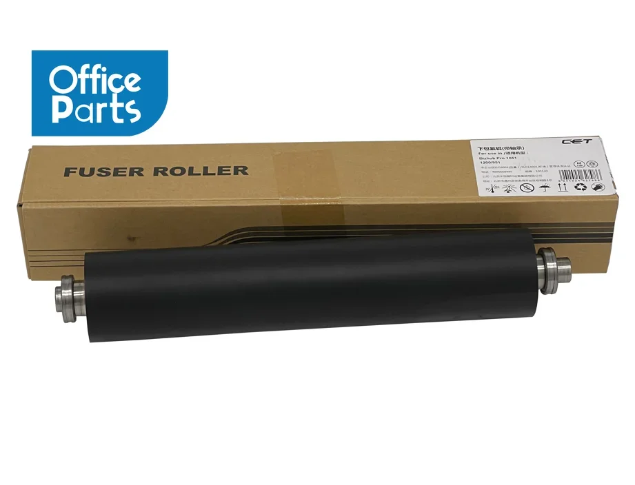 1PCS OEM Quality Lower Fuser Roller for Konica Minolta 951 1052 1250 1051 1200 1100  etc Pressure Roller A4EWR70V00 A4EWR70E00