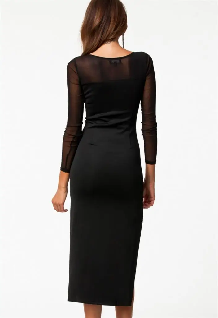 Terry Pau TP100775 Gaun Modis Pendek Panjang