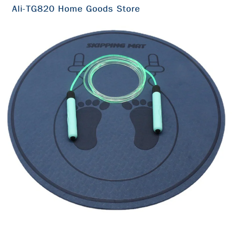 [TG820] Tapete para Pular Corda com Absorção de Choque e Isolamento Acústico, Manta Antirruído para Casa, Tapete de Yoga