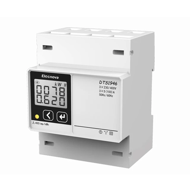 Multi functional RS485 din rail 3 phase smart watt energy meter digital