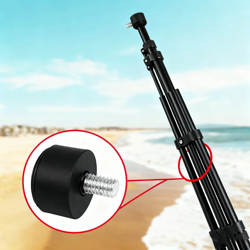 J78A 1 PC Universal Anti-slip Rubber Foot Pad Feet Spike Photography Accessories for Tripod Monopod 3/8 Inch 1/4 Inch M8 Kits