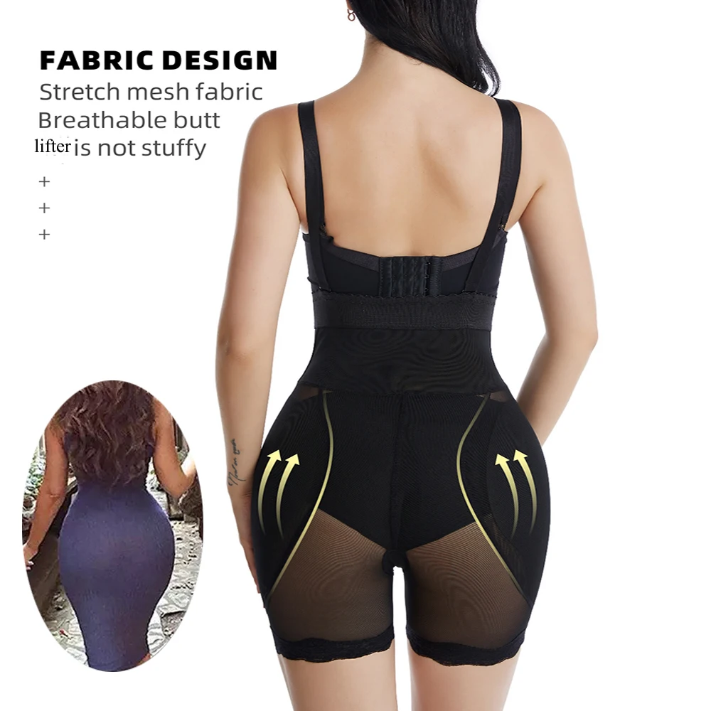 Women Butt Pad Underwear Hip Shapewear with Buttlifter High Waist Trainer Body Shaper Hip Enhancer Shapewear