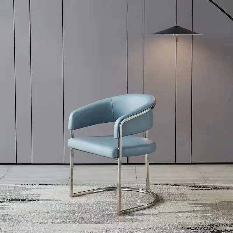 Light luxury manicure makeup chair simple dining high-end hotel negotiation sofa card seat tea table mahjong