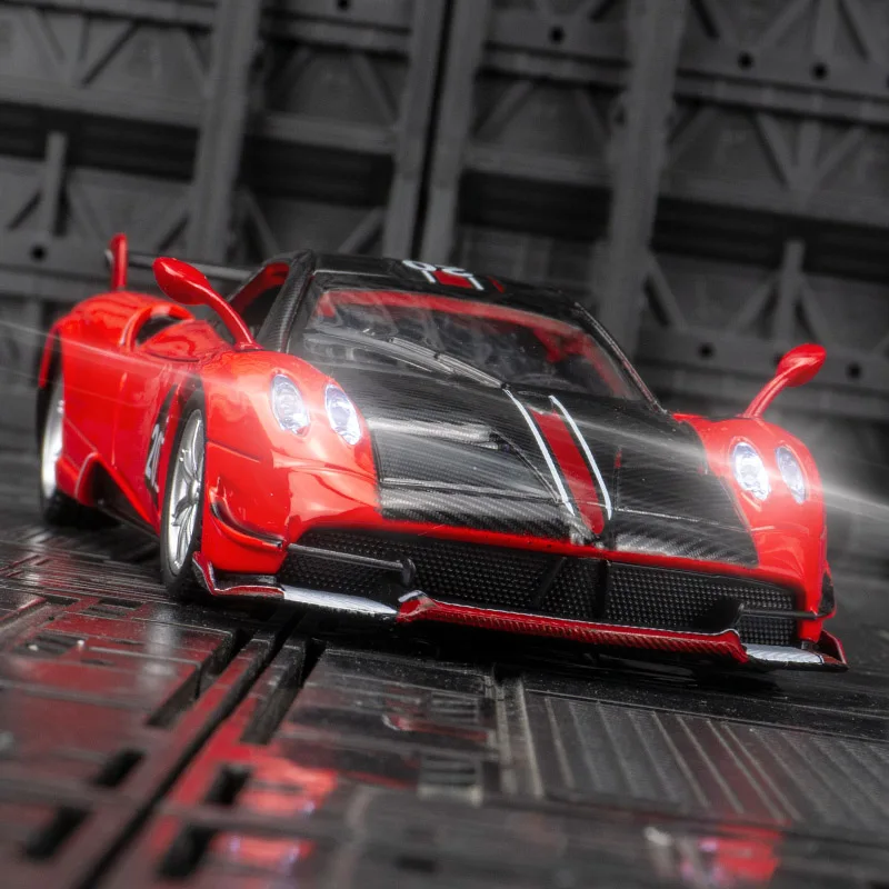 

CCA 1:32 simulation Pagani alloy car model with doors that can open, sound and light feedback, supercar gift