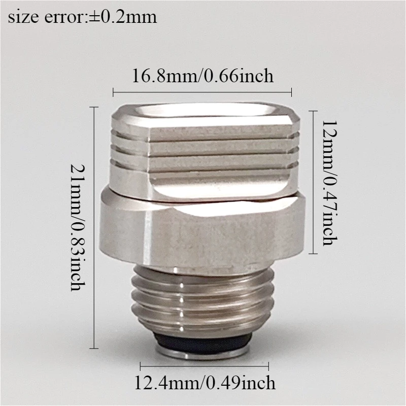 1PC Billet Box BB Drip Stainless Steel Plastic PEEK PEI MPV Quick-release Drip Nozzle