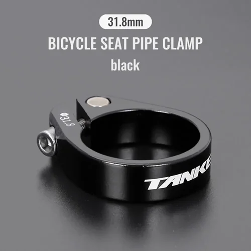 탱크 MTB 도로 자전거 알루미늄 합금 시트 포스트 클램프 31.8/34.9mm, MTB 시트 포스트 클램프 사이클링 액세서리, 카누 알루미늄 Mtb, 1 개 