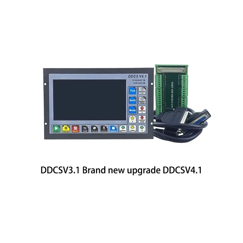 CNC latest DDCSV3.1 upgrade DDCS V4.1 3/4 axis independent offline machine tool engraving and milling CNC motion controlle