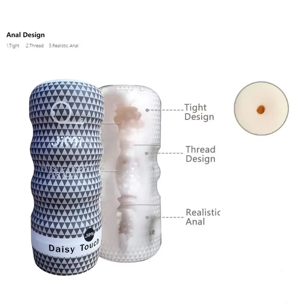 Realistic Vagina Anal Male Masturbator Soft Tight Pussy Erotic Adult Toys Penis Sex Toys for Men Masturbation Cup Adult Supplies view 5