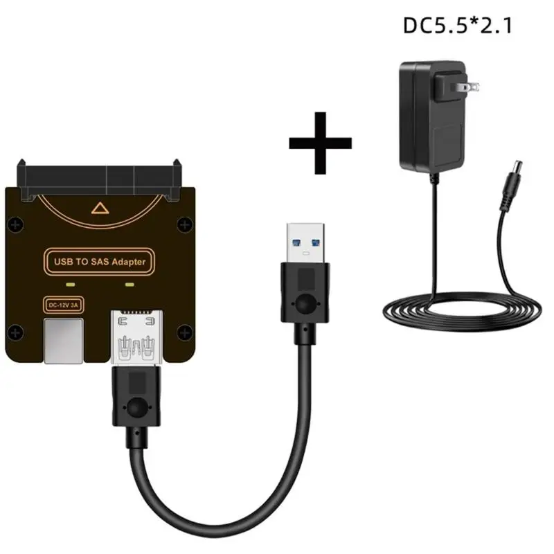 

652F SFF8482 к USB-версии, ссылка с лояльным источником питания 12 В, 3 А для настольного ноутбука, жесткий доступ к