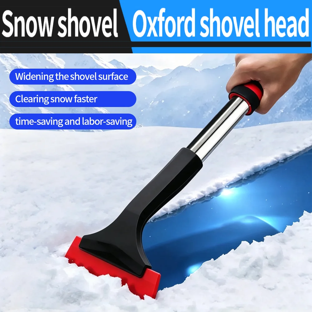 Car Cleaning Tool Snow Shovel Windshield Snow Brush Ice Scraper, Car Windows Glass Defrosting Winter Snow Sweeping Removal Tools