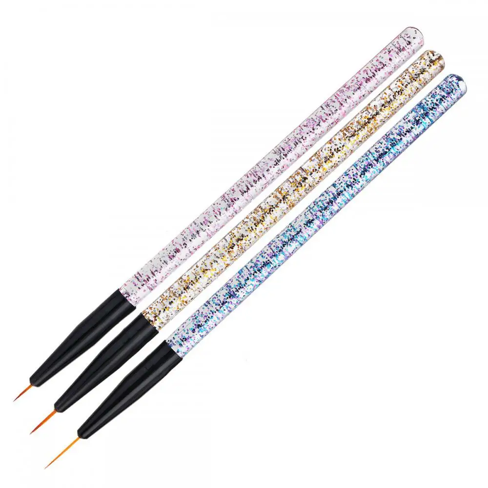 

set Nail Art Liner Painting Pen Acrylic Thin Liner Drawing Brushes Tips Acrylic UV Gel Brushes Design Manicure Tools