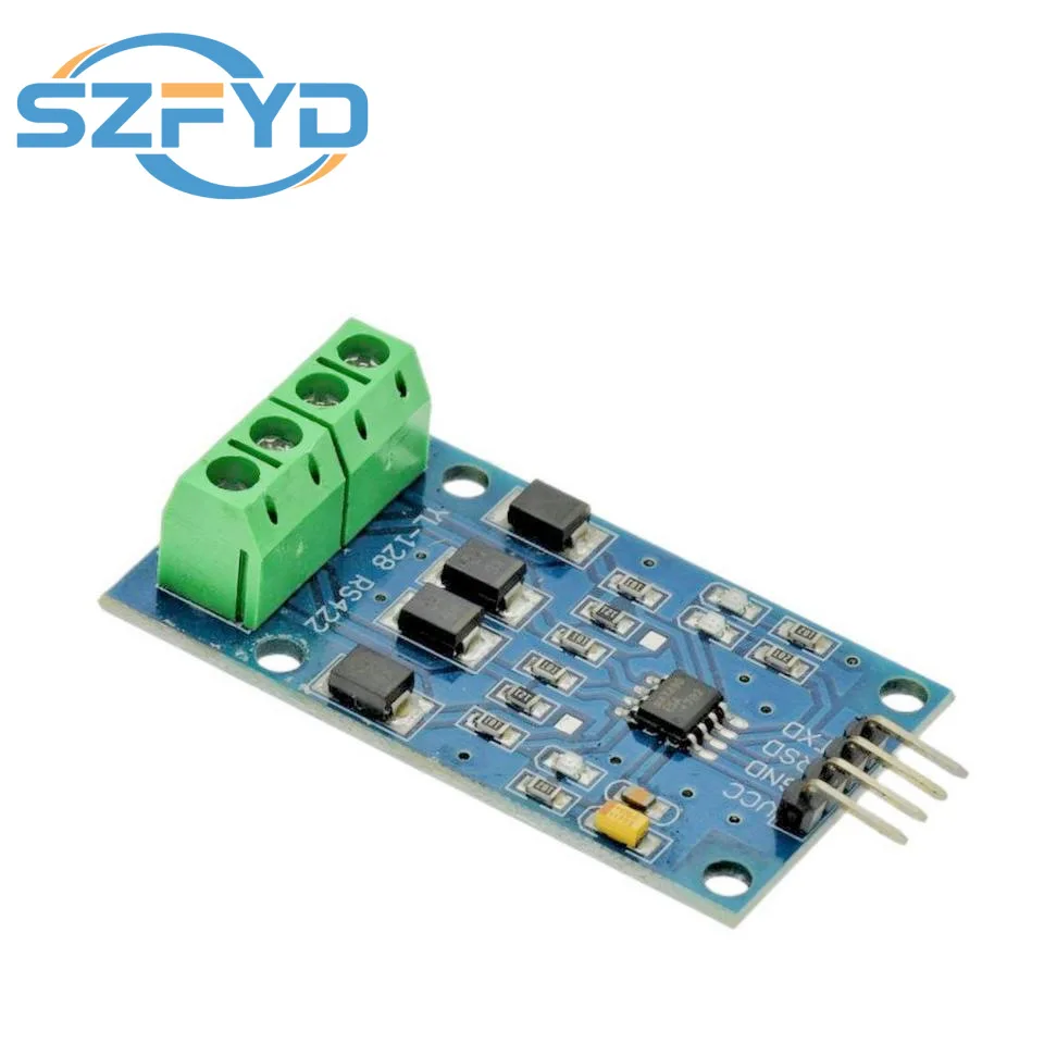 Módulo de conversión TTL a RS422 Transceptor bidireccional dúplex completo MAX490 para SCM, comunicación industrial y extensión en serie