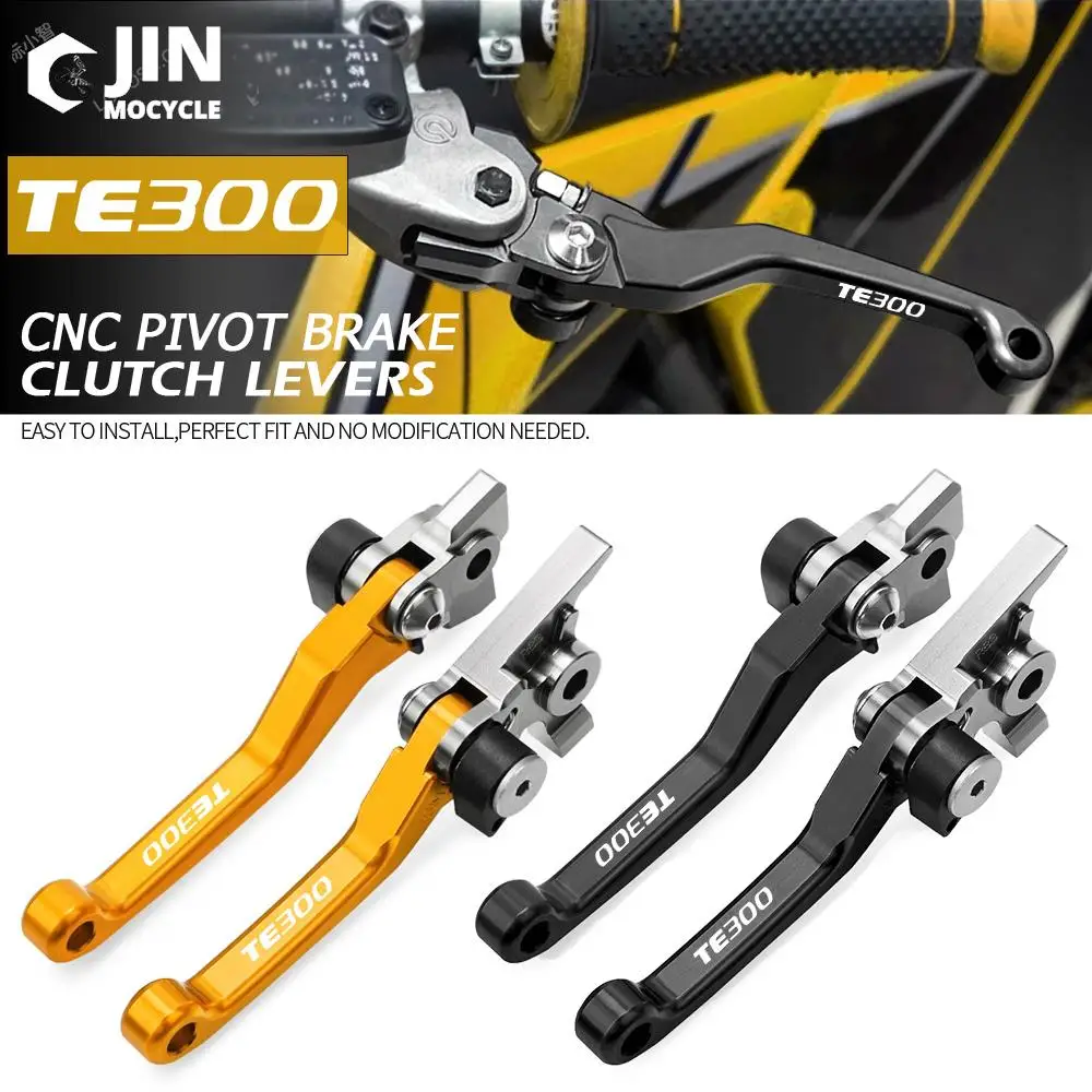 

For HUSQVARNA TE300 2014 2015 2016 TE Motocross Foldable Pivot Dirt Bike CNC Aluminum Handlebar Brake Clutch Levers Handle Lever