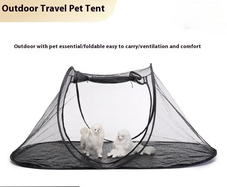 

Portable Foldable Pet Tent for Dogs Cats Outdoor Camping Travel Lightweight Waterproof UV Protection