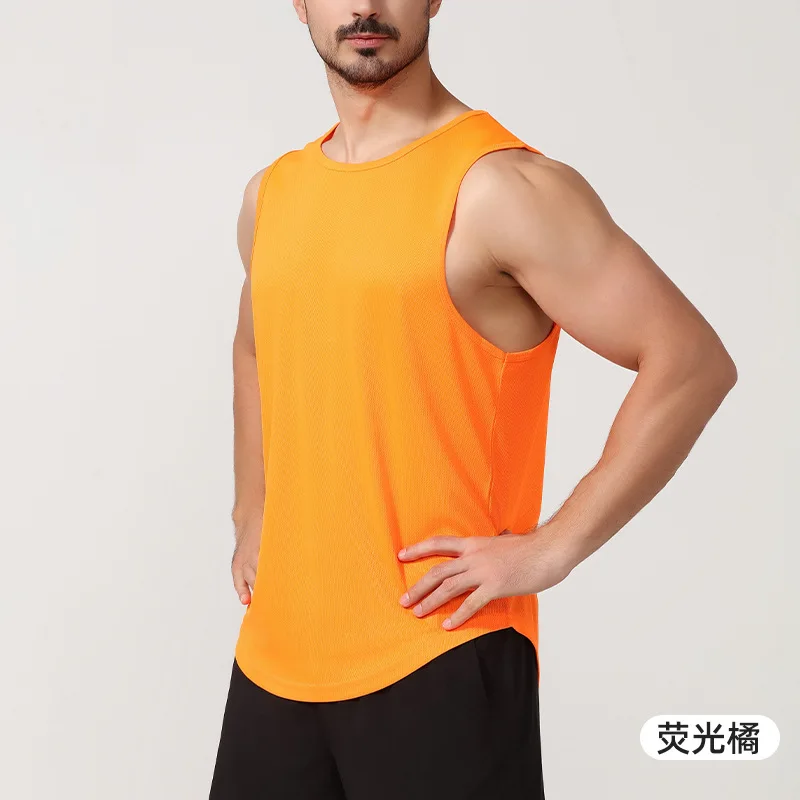 

Men's Quick Dry Sports Vest Breathable Mesh Sleeveless Tight Fit Running Basketball Gym Workout Summer Training Top