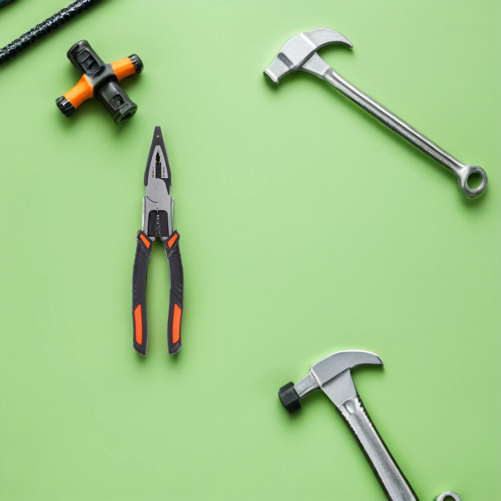 

Heavy Duty Multifunctional Industrial Grade Needle Nose Pliers Chrome Vanadium Steel Tool for Electricians Automotive Repair DIY