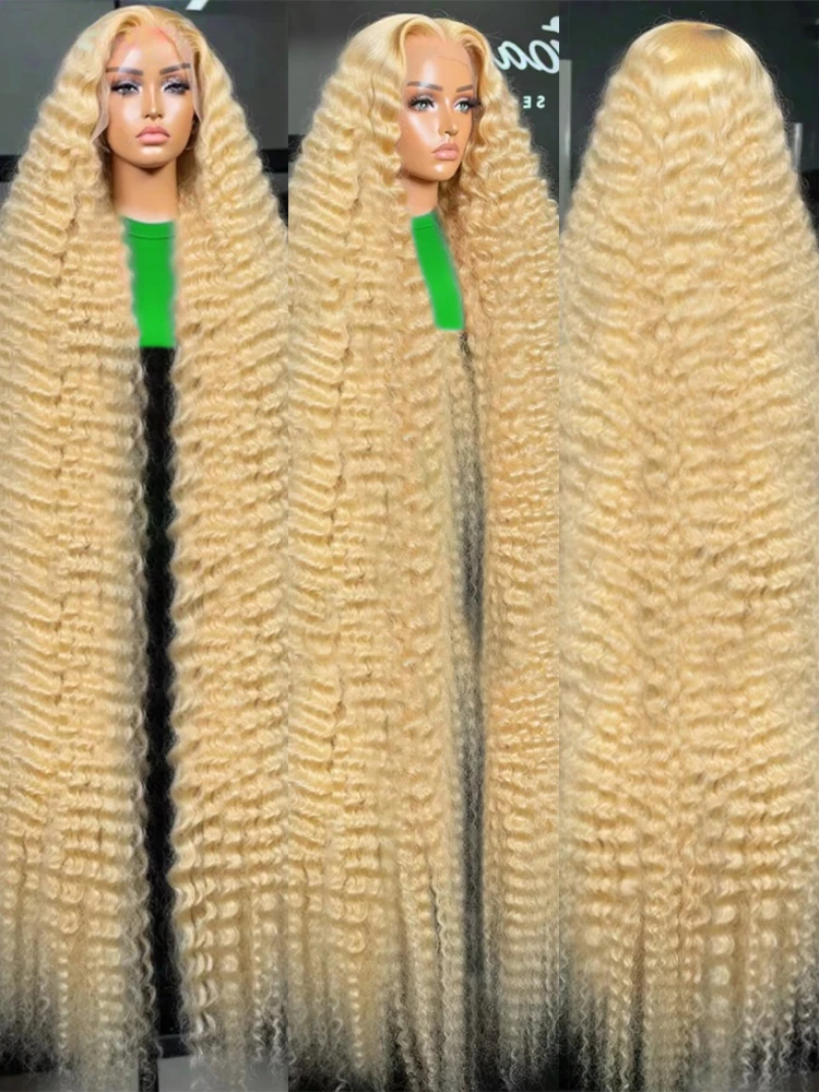 100% شعر الإنسان 613 شقراء HD الدانتيل الباروكة الأمامية 13x4 13x6 موجة عميقة الباروكات الأمامية الملونة مجعد الباروكات موجة المياه الباروكات للنساء ﻿ ﻿