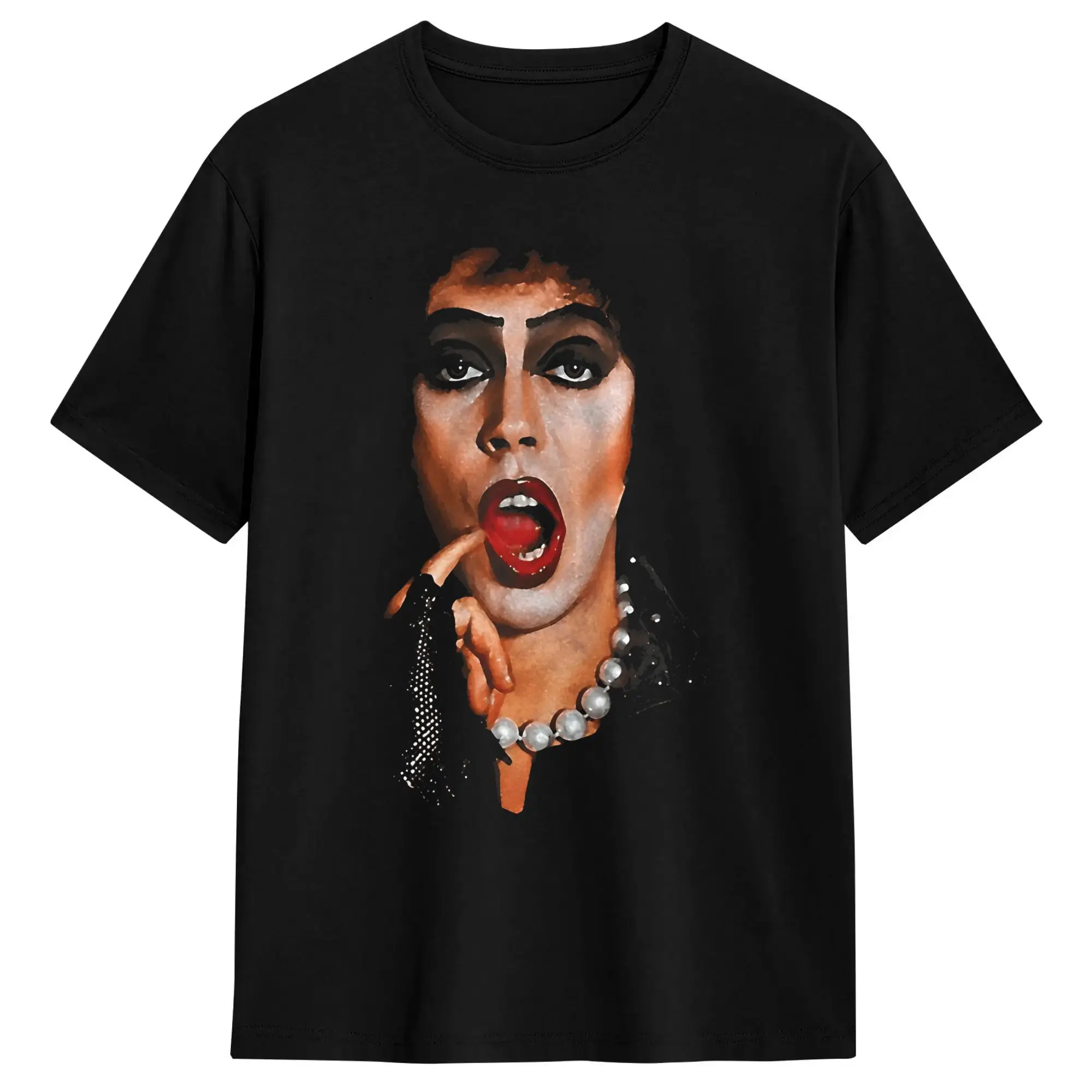 Oversized T-Shirt Summer Frank N Furter Dramatic Vintage Portrait Novelty T Shirts  Cotton Tshirt  Short Sleeve Clothes