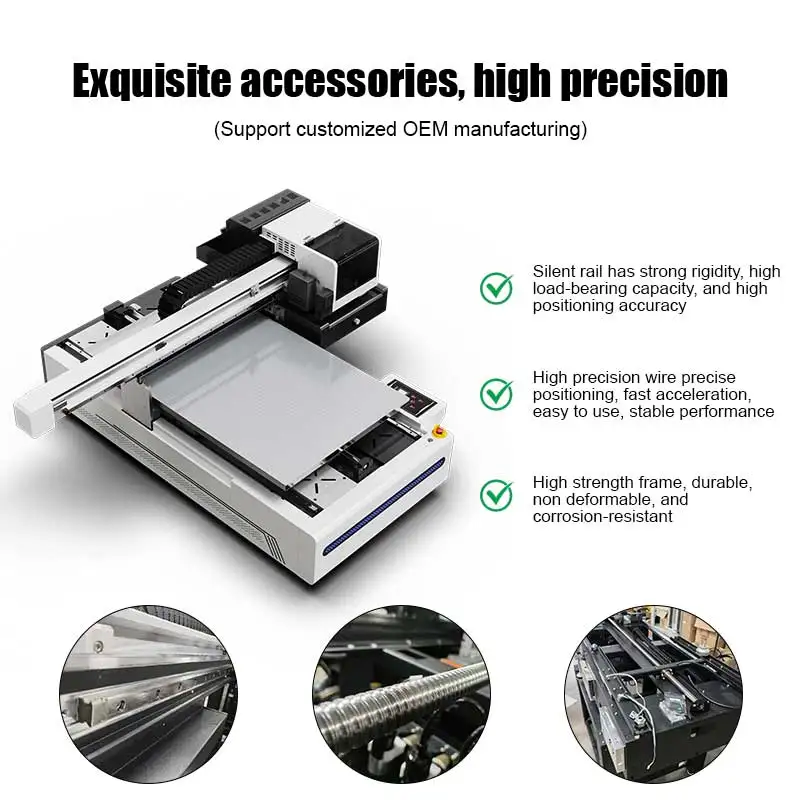 Sonpuu Uv Printer 6090 Triple Nozzle Xp600 Small Business Creative Custom Machine Flat Metal Badge Jewelry Pendant Dtf Press