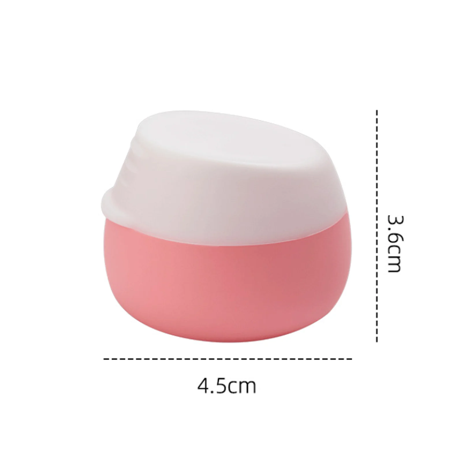 20ml Refillable Bottles Portable Empty Box Silicone Lotion Cream Box Leak Proof Cream Jar Organizer Boxes Travel