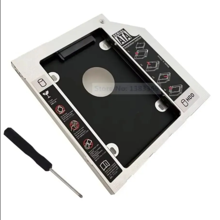 Второй отсек для оптического привода/накопителя SSD (Caddy Frame Tray) для Acer Aspire ES1-521, E15, E5-575-33BM, E5-511-P0BM, E5-573G-3614, ES1-511-C0DV