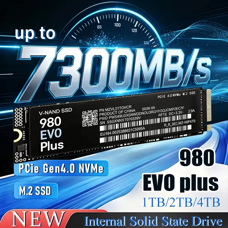 High‑Speed 980 EVO Plus M.2 2280 NVMe Internal Solid State Drive 500GB 1TB 2TB 4TB PCIe4.0 X4 TLC Storage Upgrade For Desktop