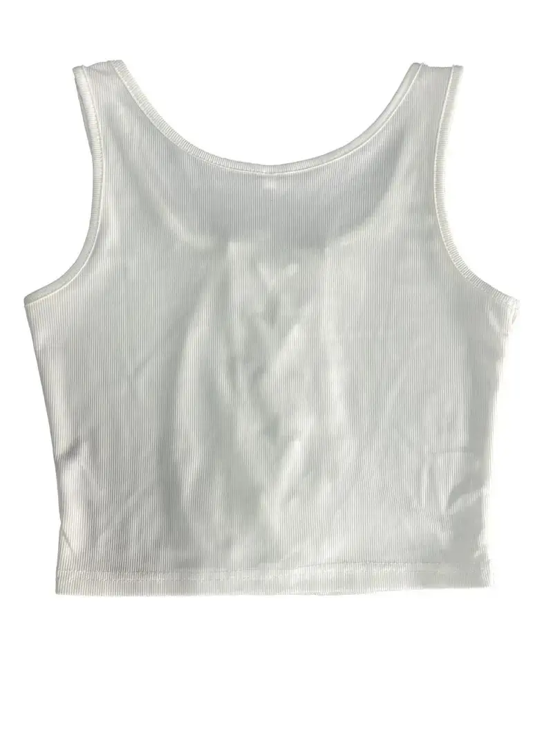 Sexy Sommer-Tanktop mit V-Ausschnitt und Kordelzug – langlebige, mikroelastische Strickweste, pflegeleicht und halbtransparent – Detail 12