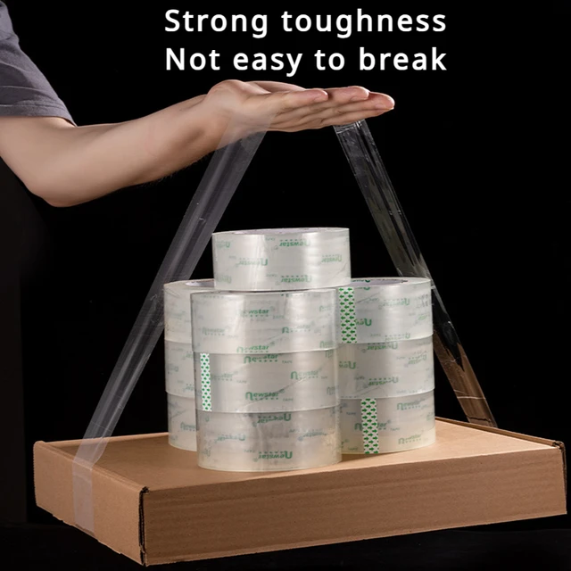 Transparent Tape Roll Width 4.8cm1.89inch Plastic High Adhesive Sealing Tape Sealing Large Thickened Widened Express Packing 3