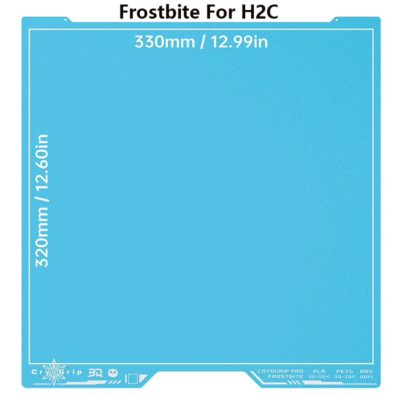 BIGTREETECH Panda Druckplatte CryoGrip Pro Federstahl-Blatt 3D-Drucker-Teile für Bambu Lab H2D H2C 3D-Drucker