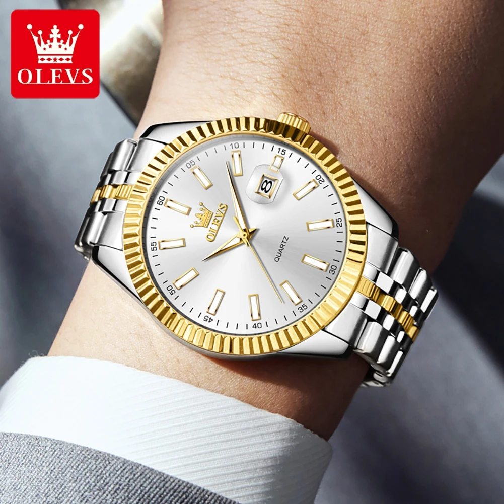 OLEVS 5593 Original Quatz Watc - Luxury Watch Hd recension och pris