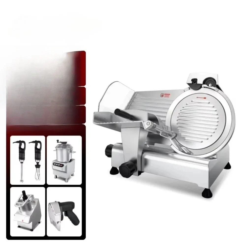 Factory Price 300mm Frozen Meat Slicer Commercial Chicken Beef Sausage Fish Meat Slicer with Italy Blade